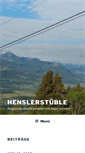 Mobile Screenshot of henslerstueble.at